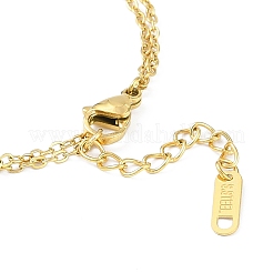 Ионное покрытие (IP) золотые 304 браслеты из нержавеющей стали для женщин&nbsp;BJEW-K254-17A-G