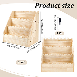 Libreria in legno&nbsp;AJEW-WH0410-127