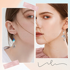 200 шт. крючки для сережек из нержавеющей стали 304 DIY-SC0024-20