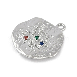 Латунные микро проложить кубического циркония подвески&nbsp;KK-Z075-14P