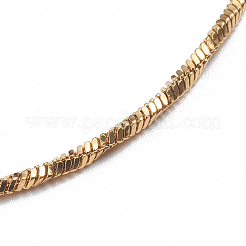 Браслеты-змейки из нержавеющей стали 304 AJEW-G024-07G