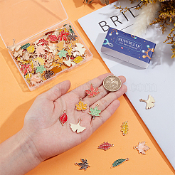 108 шт. 18 стиля подвески из сплава и эмали на тему Дня благодарения&nbsp;ENAM-SC0006-86