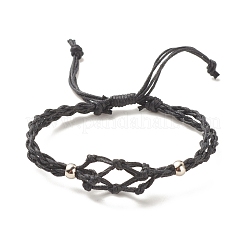 Ccb пластиковый браслет с плетеным шнуром BJEW-JB08118-02