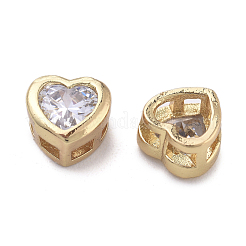 Подвески из латуни с кубическим цирконием ZIRC-I040-01G