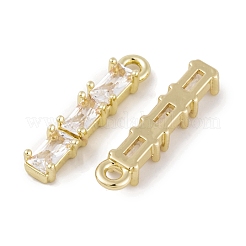 Латунные микропаве прозрачные подвески с фианитом KK-L212-12G