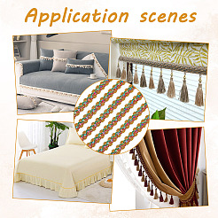 Плетеная кружевная лента из полиэстера OCOR-WH0046-26