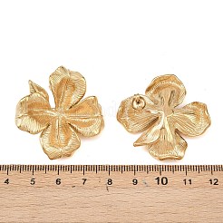 Серьги-гвоздики в форме цветка из нержавеющей стали 304 EJEW-K268-76G