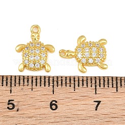Latón micro pavimenta claro cubic zirconia encantos&nbsp;KK-CBA1F94-03G