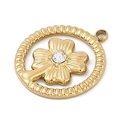 Подвески из нержавеющей стали 304 со стразами&nbsp;STAS-I325-035G