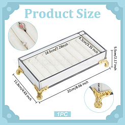 Акриловые органайзеры для колец-витрин&nbsp;ODIS-WH0030-215