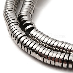 Chapelets de perles en hématite synthétique sans magnétiques&nbsp;G-K011-4x1mm-03