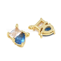 Charms in ottone zirconi a pavé di ottone&nbsp;CU-CBA6A75-03G-07