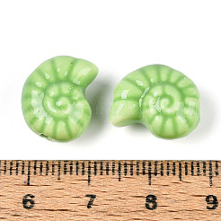 Perles de porcelaine émaillée&nbsp;PORC-I028-02C-01