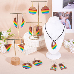 Подвески из смолы и ореха&nbsp;DIY-TA0011-03B