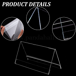 Акриловый держатель для палатки с номером стола AJEW-WH0473-49B