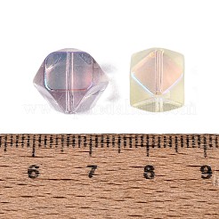 Placcare perle di vetro trasparenti&nbsp;EGLA-Q140-01-A01