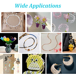 15 нить 15 цвета гальванические стеклянные бусины нити EGLA-PH0001-77A