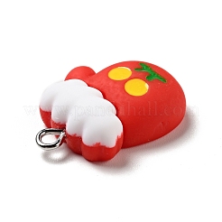 Pendentifs de noël en résine opaque&nbsp;RESI-G043-A01