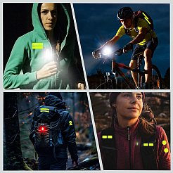Autocollant réfléchissant en plastique imperméable&nbsp;DIY-WH0184-88A