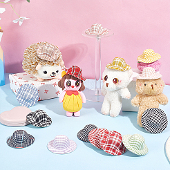 15 Stück Puppenhut aus Polyester&nbsp;DOLL-GA0001-32