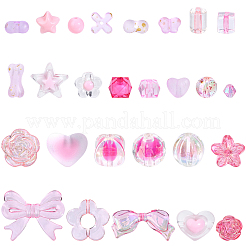 264 pièce de perles acryliques de 27 styles mixtes&nbsp;TACR-PA0001-26