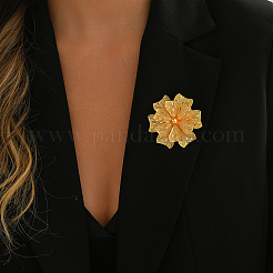 Элегантные цветочные броши в ближневосточном стиле из железа для женщин&nbsp;OF2415