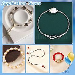 6 шт. 3 цвета 925 бусины из стерлингового серебра STER-PH0002-03