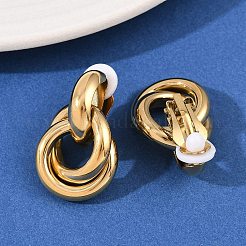 Серьги-гвоздики из нержавеющей стали 304&nbsp;EJEW-I320-15G