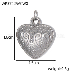 Подвески из нержавеющей стали 304&nbsp;STAS-OY010-36P