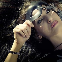 3шт 3 цвета панк ретро браслет из кожи ручной работы для мужчин BJEW-CL0001-05