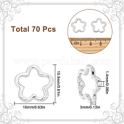 70шт. долговечная оправа из сплава с покрытием&nbsp;FIND-SC0012-16