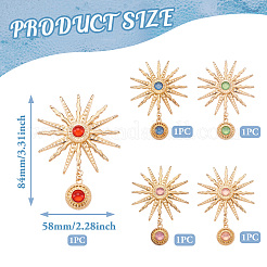 5 шт. двухцветный сплав со смолой&nbsp;FIND-TA0004-16