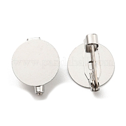 Брошь-поднос из нержавеющей стали 201&nbsp;LS-STAS-Q246-01B-P