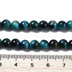 Нити из натуральных бусин тигрового глаза высшего качества G-B133-A02-6MM-07