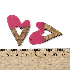 Подвески из смолы и ореха WOOD-I013-08B