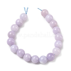 Billes de jade naturelles de teint en malaisades teintes&nbsp;G-G021-02C-27
