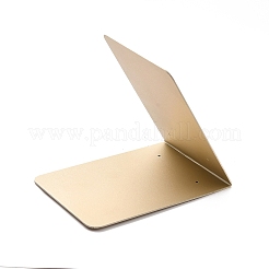 アルミ合金イヤリングディスプレイスタンド  L字型  7x10x9.5cm  穴：1.4mm&nbsp;EDIS-E009-03G-01