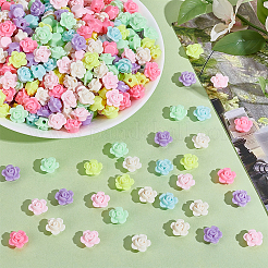 400 шт. Непрозрачные акриловые бусины MACR-ME0001-10