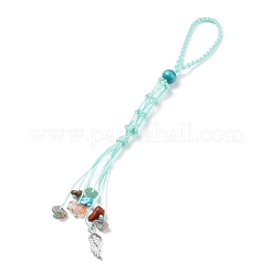 Cordon en nylon tressé macramé pochette pendentif décorations&nbsp;AJEW-JB01127