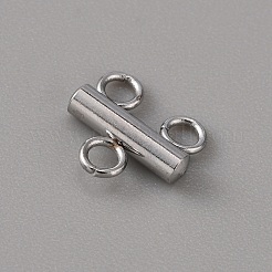 201 maillons de composants de lustre en acier inoxydable&nbsp;LS-STAS-WH0043-06A-P-1