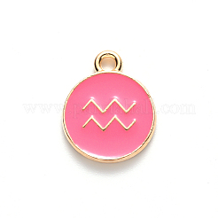 Pendentifs d'émail en alliage&nbsp;LS-ENAM-S124-01A-03J