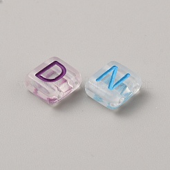 500 пакетик прозрачных акриловых бусин MACR-NB0001-34