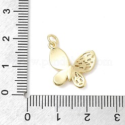 Pendentifs avec zircon cubiques à micro-pavés en laiton&nbsp;X-KK-H529-49G