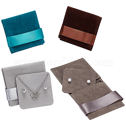 4 set di 4 sacchetti portagioielli in velluto colorato&nbsp;TP-NB0001-39