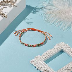 Плетеные браслеты ручной работы из японского бисера&nbsp;BJEW-MZ00020-02