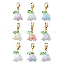 Подвесные украшения из акрила колокольчик HJEW-JM02768