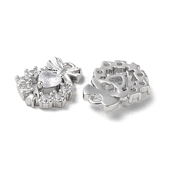 Латунные микро проложить кубического циркония подвески KK-F862-14P