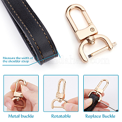 6 комплект двухцветных поворотных карабинов-лобстеров из сплава&nbsp;FIND-PH0003-90