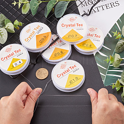 12 рулон 6-х видов круглой кристаллической эластичной нити EW-YS0001-01