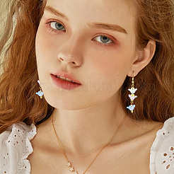 210шт 7 цвета гальванические прозрачные стеклянные бусины GLAA-SC0002-78